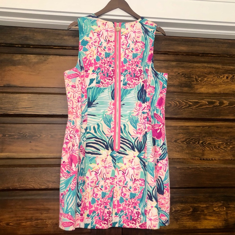 Lilly Pulitzer Mila Stretch Shift Dress in Multi Via Flora print